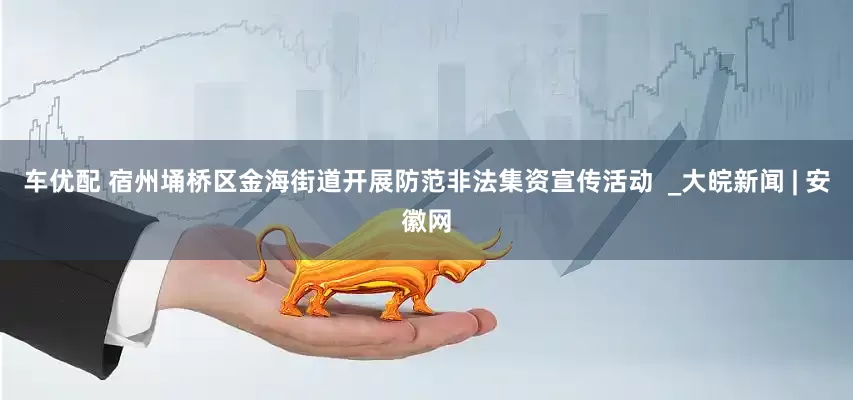 车优配 宿州埇桥区金海街道开展防范非法集资宣传活动  _大皖新闻 | 安徽网