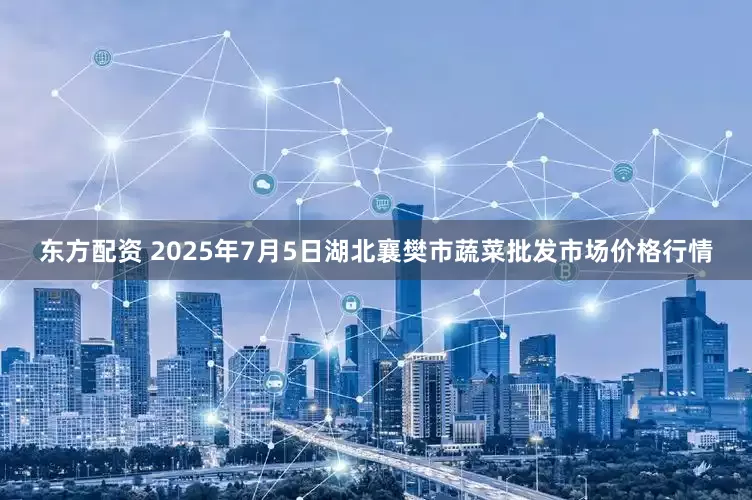 东方配资 2025年7月5日湖北襄樊市蔬菜批发市场价格行情